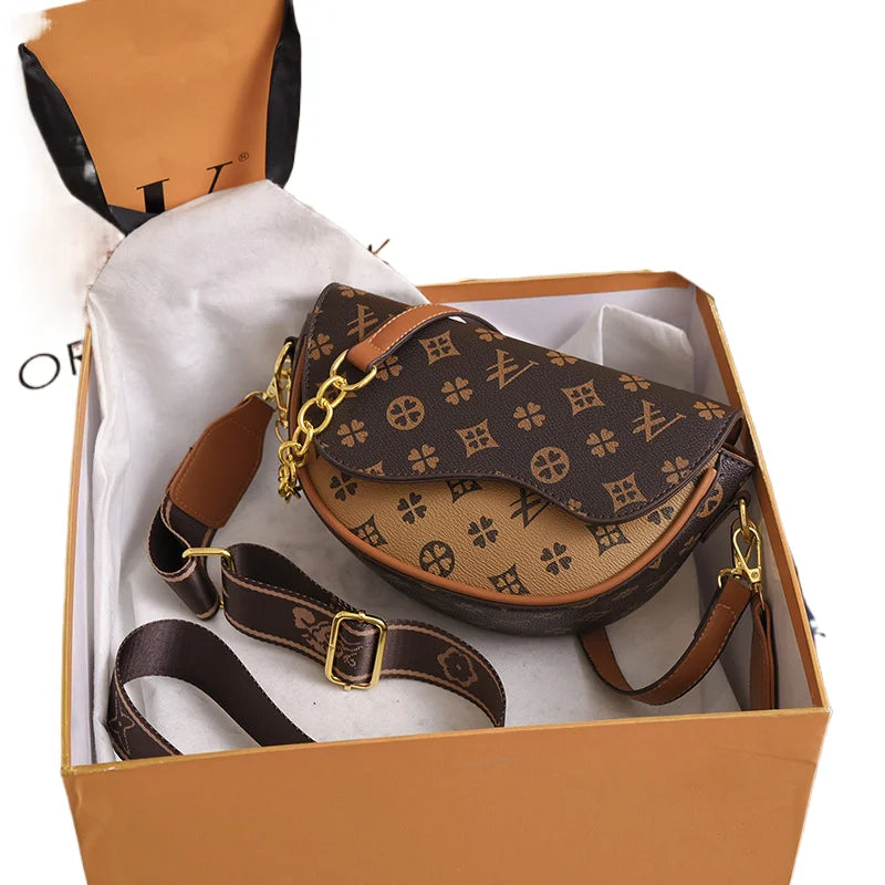 Designer Luxury Crossbody Shoulder Handbag.Women's Clutch Travel Tote Bag